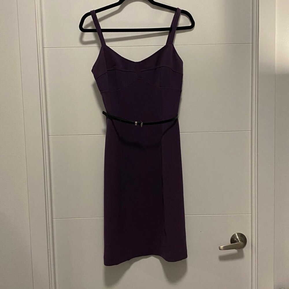 MICHAEL Michael Kors Purple Dress with Belt